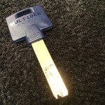 Mul-T-Lock 266G Blue Key Blank