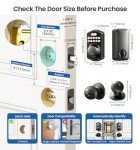 Veise Keyless Entry Smart Lock with Keypad