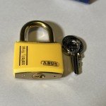 Abus T84MB/40 Yellow Rustproof Unpickable Lock