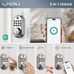 Keyless Smart Fingerprint Bluetooth Door Lock