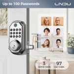 Keyless Smart Fingerprint Bluetooth Door Lock