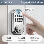 Keyless Smart Fingerprint Bluetooth Door Lock