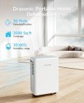 Dravonic 2000 Sq. Ft. Smart Dehumidifier