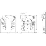 ABUS Pro Tectic 4960 Black Frame Lock