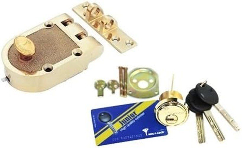Mul-T-Lock Junior Jimmy Proof Rim Deadlock 3 Keys