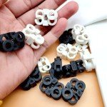 24 Pack No Tie Shoe Lace Locks with Smart Buckle
