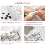 24 Pack No Tie Shoe Lace Locks with Smart Buckle