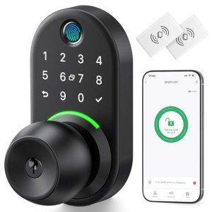 Keyless Entry Smart Door Lock with Fingerprint Access