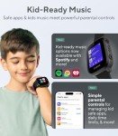JrTrack Kids Smartwatch with GPS and Safety Alerts