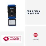 ABUS TSA Lock Suitcase Strap with Name Tag