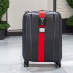 ABUS TSA Lock Suitcase Strap with Name Tag