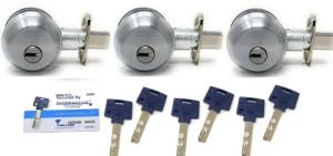 MUL-T-LOCK Interactive+ Grade 1 Deadbolts Set of 3