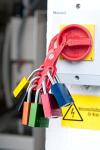 ABUS Lockout Tagout Padlock Set, 12 Pack