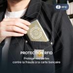 ÖGON Aluminum RFID Card Holder with Metal Lock