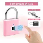 Smart Fingerprint Lock - Keyless USB Padlock