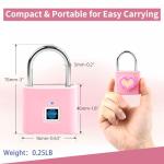 Smart Fingerprint Lock - Keyless USB Padlock