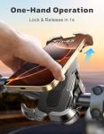 Unpickable Motorcycle Phone Mount with Secure Lock