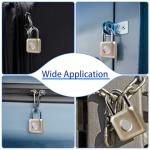 UMIKSMART Fingerprint Padlock - USB Rechargeable, Waterproof