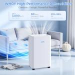 Smart Home Dehumidifier for Bedrooms and Basements