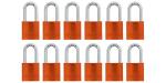 ABUS 12 Pack Keyed Alike Lockout Padlocks