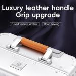 24" Zipperless Aluminum Hardshell Suitcase with TSA Lock