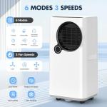 6-in-1 Ultra Quiet Portable Air Conditioner Lock