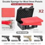 Kinghardcase Waterproof TSA-Approved Gun Case
