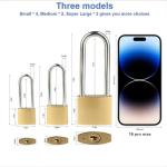 2 Pack Keyed Padlocks for Outdoor Storage
