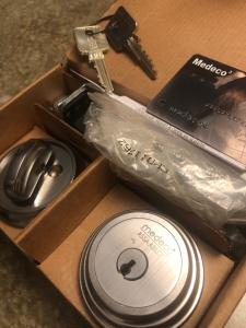 Medeco Maxum High Security Deadbolt Satin Nickel