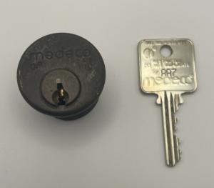 Medeco 1-1/8" Keyed Mortise Cylinder Lock AA7