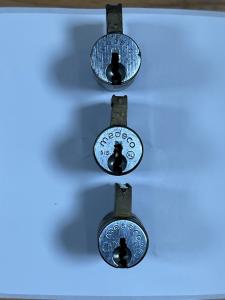 3-Pack Medeco 51S Mortise Cylinder Sub Assembly