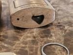 Set of 2 Brass Medeco Padlocks with Key