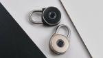 Fingerprint Padlock, Metal, Water Resistant, Satin Black