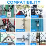 Rechargeable Waterproof Smart Fingerprint Padlock