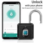 Waterproof Bluetooth Fingerprint Padlock for iOS/Android
