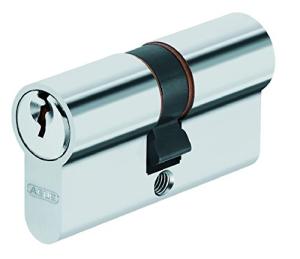 ABUS C73N Unpickable Door Cylinder Lock - Silver