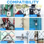 Waterproof Keyless Fingerprint Padlock for Gym Lockers