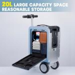 Unpickable 20" Electric Scooter Luggage with USB