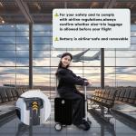 Unpickable 20" Electric Scooter Luggage with USB