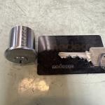 Medeco High1 Rim Mortise Lock Cylinder with 2 Keys