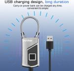 Smart Waterproof Fingerprint Lock with Key Backup