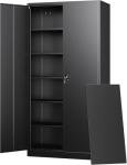 Lockable Metal Garage Storage Cabinets with Adjustable Shelves