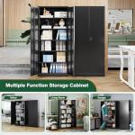 Lockable Metal Garage Storage Cabinets with Adjustable Shelves
