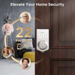 KingForce Keyless Fingerprint Door Lock with Keypad