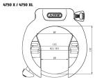 ABUS Amparo 4750X NR Unpickable Bike Lock