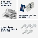 ABUS D6XNP Double Cylinder Lock with 5 Keys