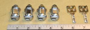 4 Medeco Duracam Locks with 2 Keys