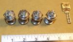 4 Medeco Duracam Locks with 2 Keys