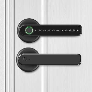 Biometric Fingerprint Electronic Door Lock Black