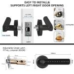 Biometric Fingerprint Electronic Door Lock Black